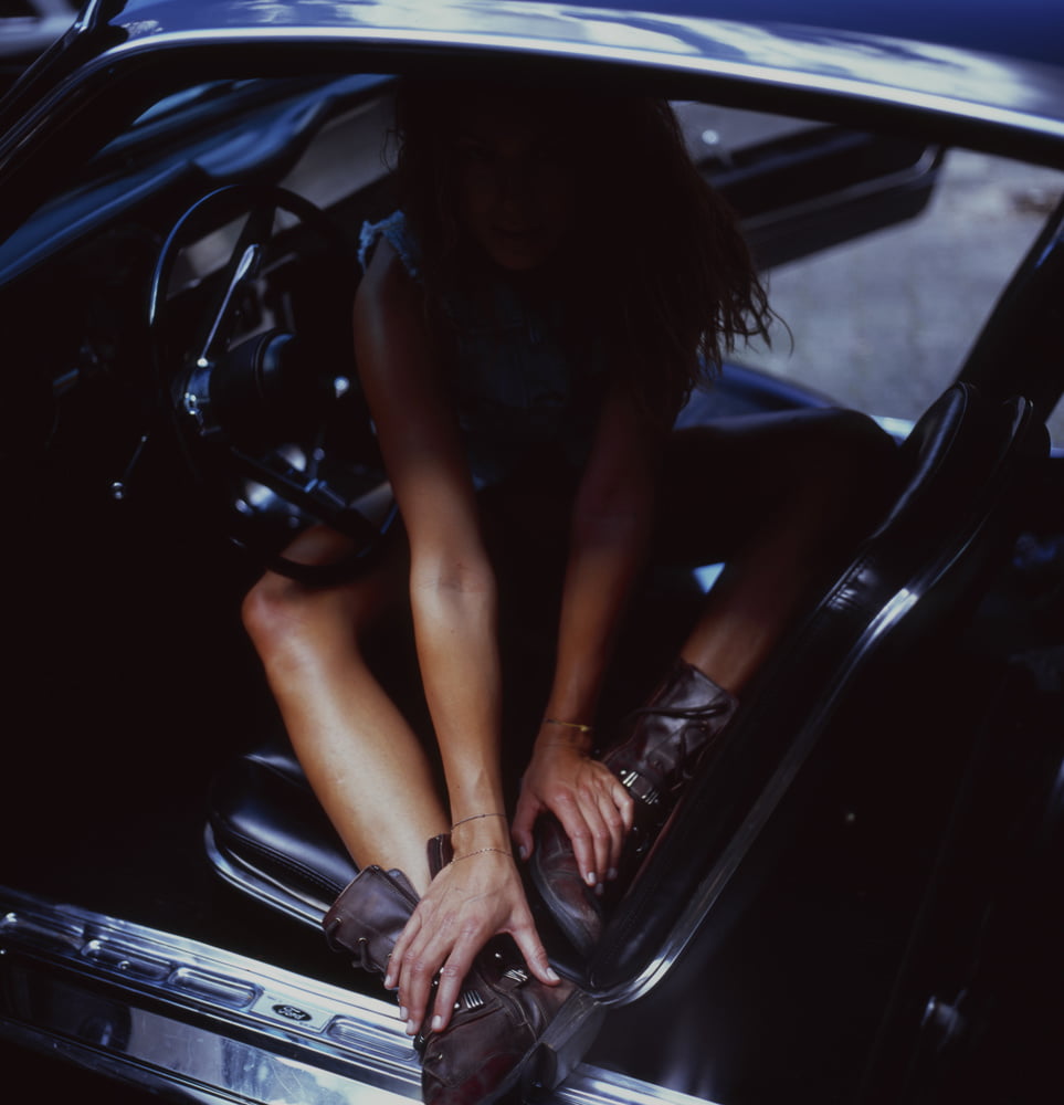 A girl in a car #81298938