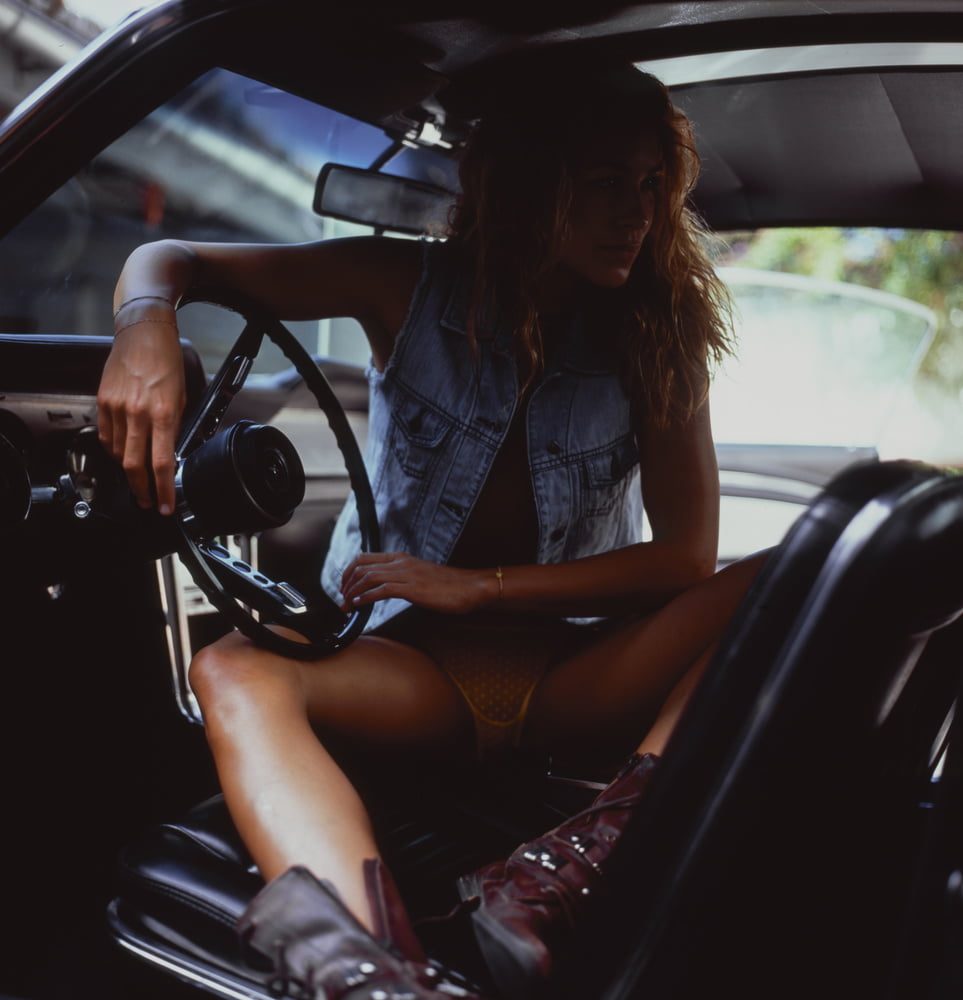 A girl in a car #81298948