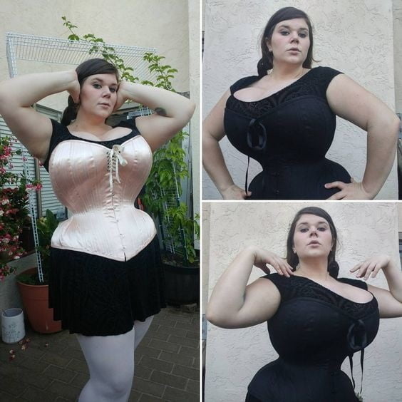 Sexy massive Titten Cosplay Mädchen Penny Unterbrust
 #105697229