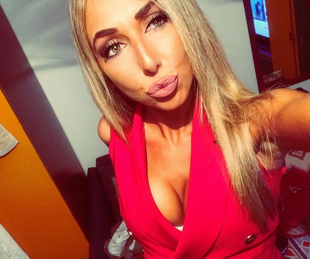 Serbian hot blonde whore girl big tits Katarina Stajkovic #105931034