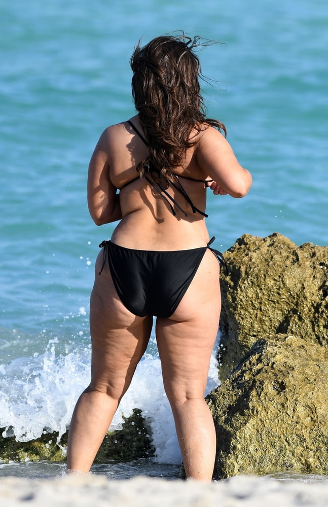 Ashley Graham curves BLACK BIKINI #95237735