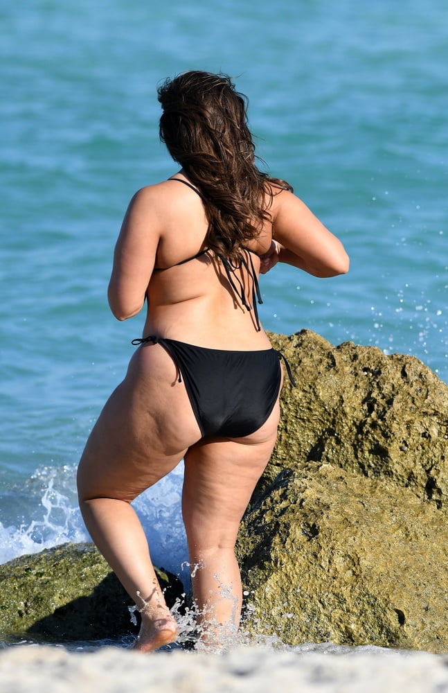 Ashley graham curves black bikini
 #95237739