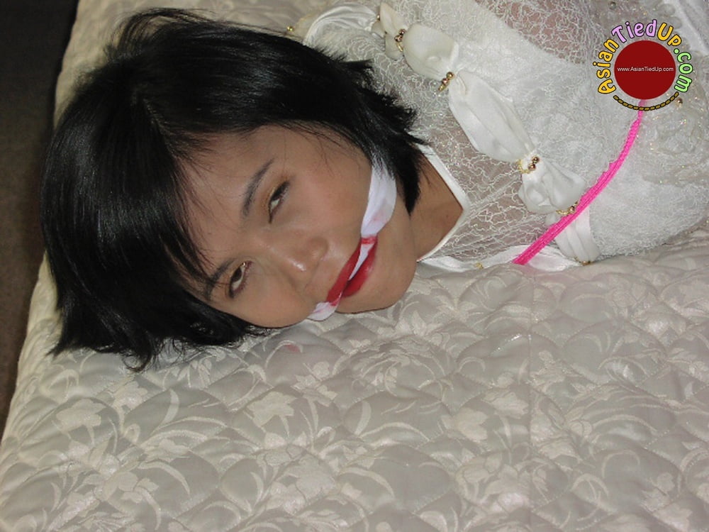 asian milf hogtied and gagged #89294268