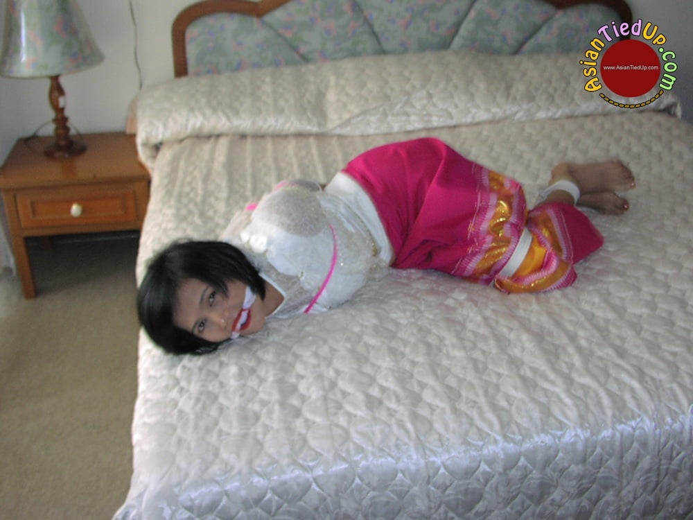 asian milf hogtied and gagged #89294304