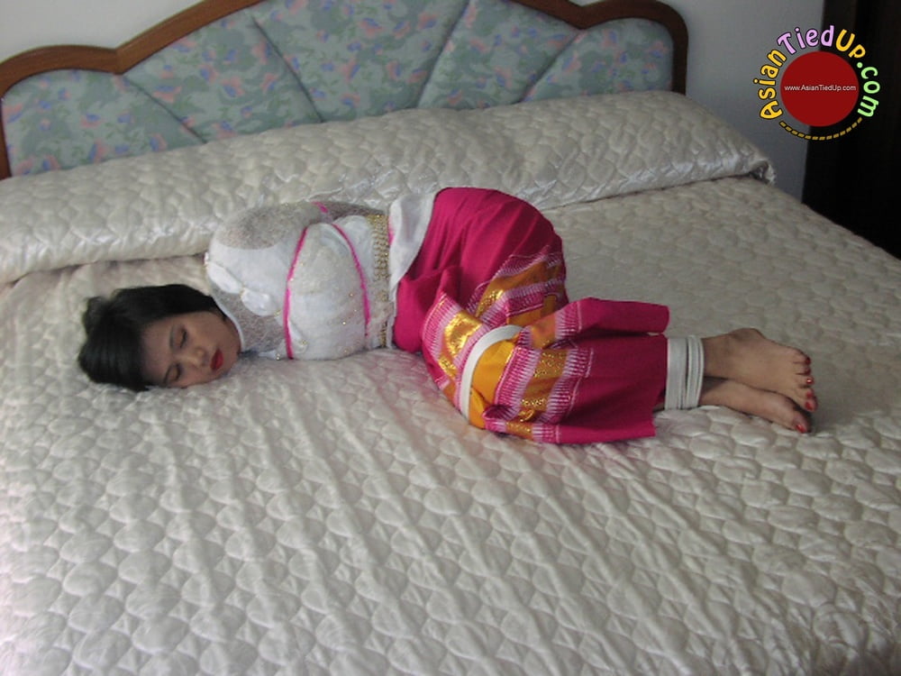 asian milf hogtied and gagged #89294308