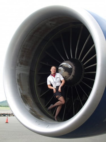Luft Stewardess oopps Strümpfe
 #88047432