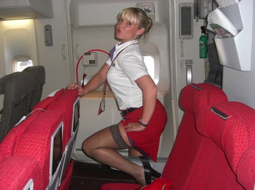 Luft Stewardess oopps Strümpfe
 #88047435