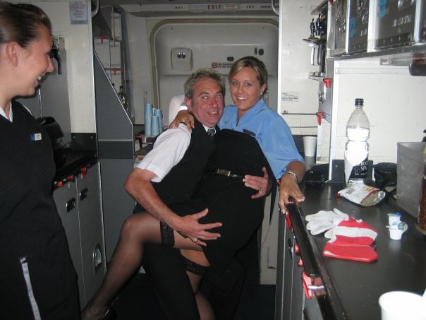 Luft Stewardess oopps Strümpfe
 #88047470