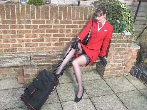 air stewardess oopps stockings #88047530