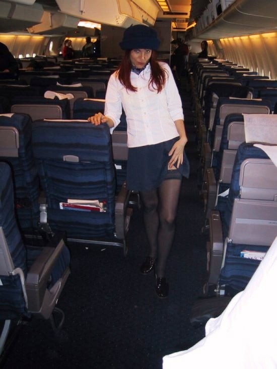 air stewardess oopps stockings #88047544