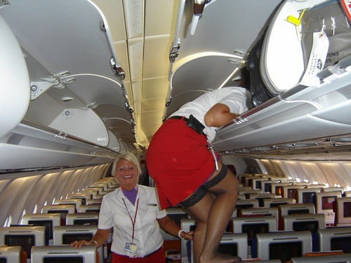 air stewardess oopps stockings #88047552