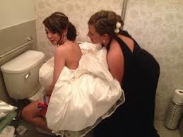 Brides, Prom Babes, and formal dressed babes peeing #89870489