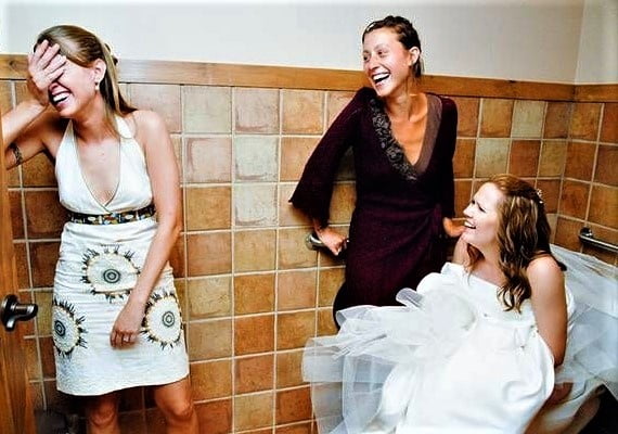 Brides, Prom Babes, and formal dressed babes peeing #89870607