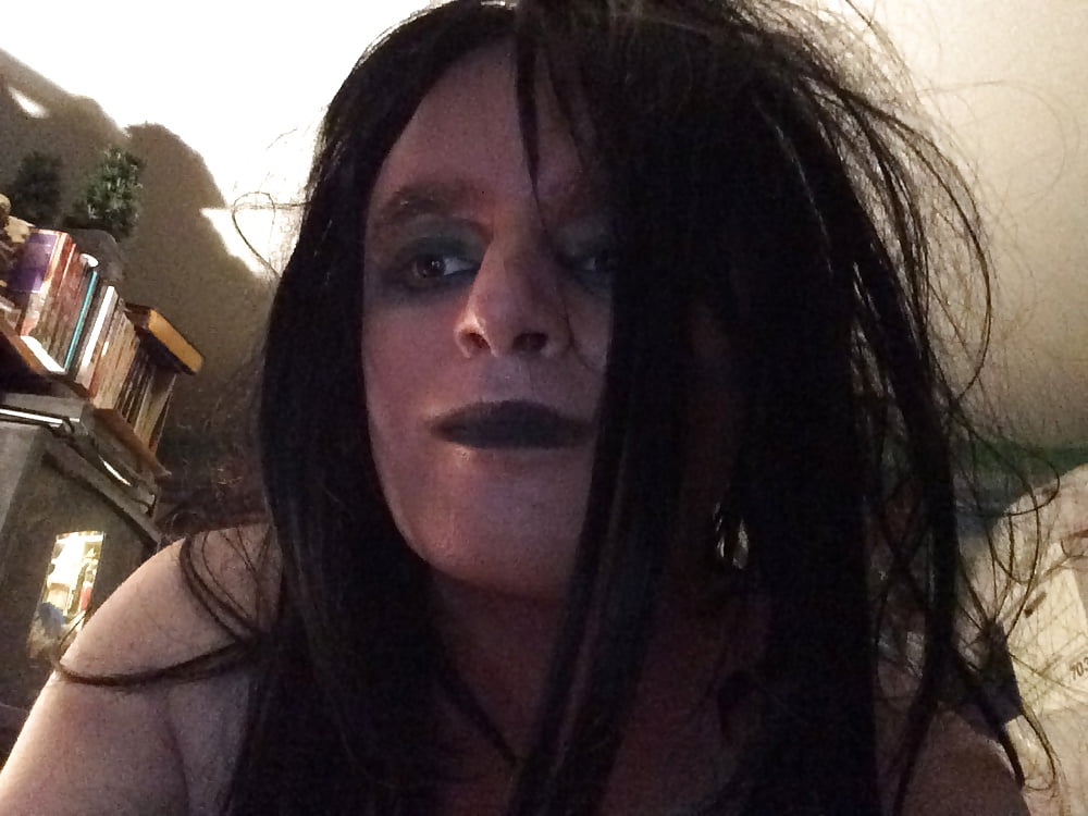 Scary freaky goth sissy #107181615
