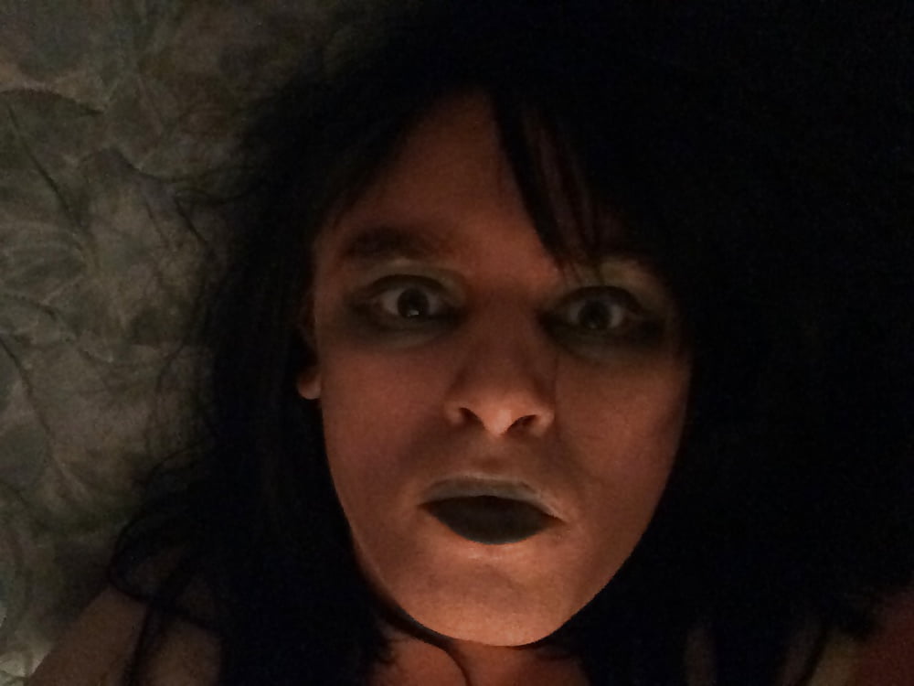 Scary freaky goth sissy #107181618