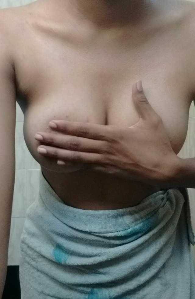Sri lankan slim girl after bath #98089855