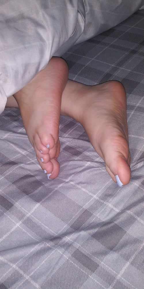 Wife&#039;s hot asleep feet #87565188