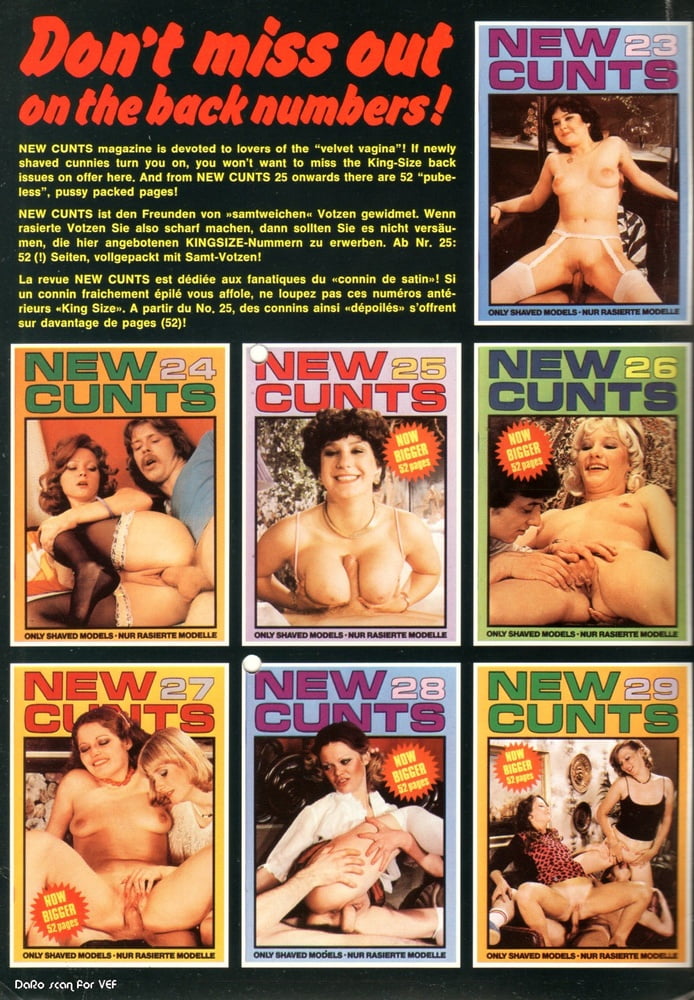 Nouvelles chattes 30 - magazine porno rétro vintage classique
 #91211108