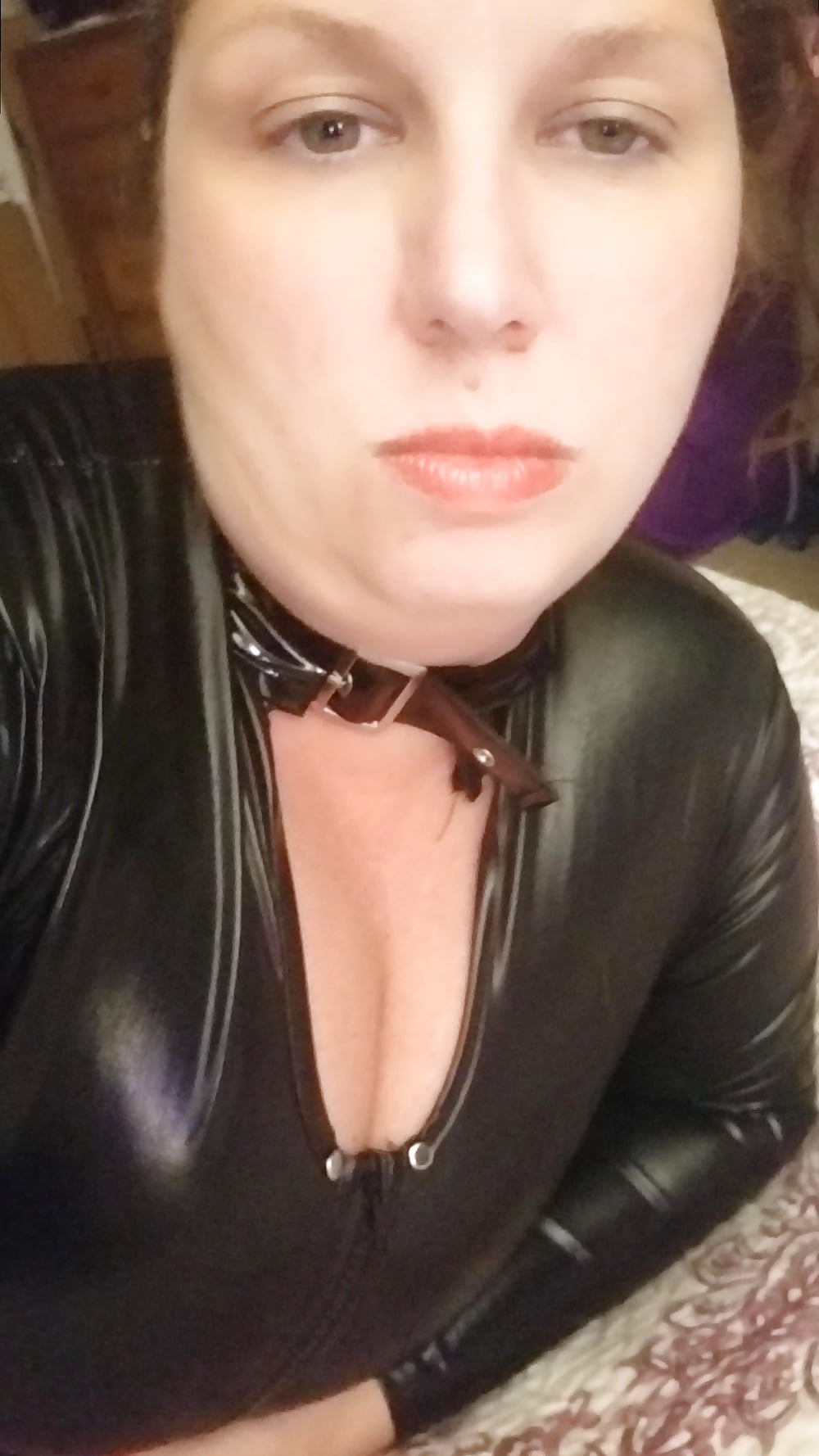 New cat suit birthday surprise for hubby - milf housewife #107184229