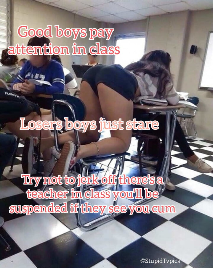 School femdom captions #88176862