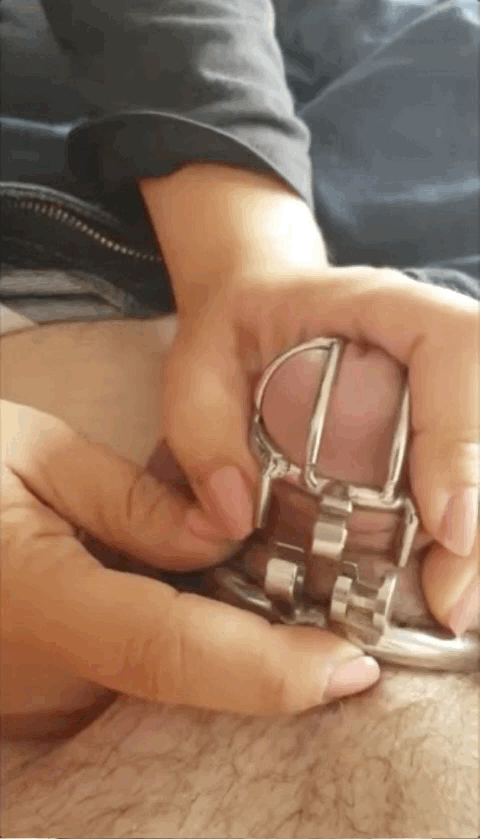 Cocktail Fun Pain Torture Femdom Humiliation Chastity Cage #102885541