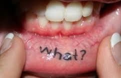 Tatuaje de labios.
 #91696411