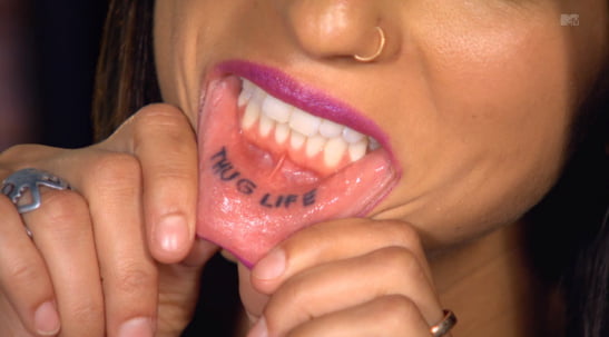 Tatuaje de labios.
 #91696429