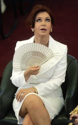 La politicienne argentine cristina fernandez de kirchner
 #91920026