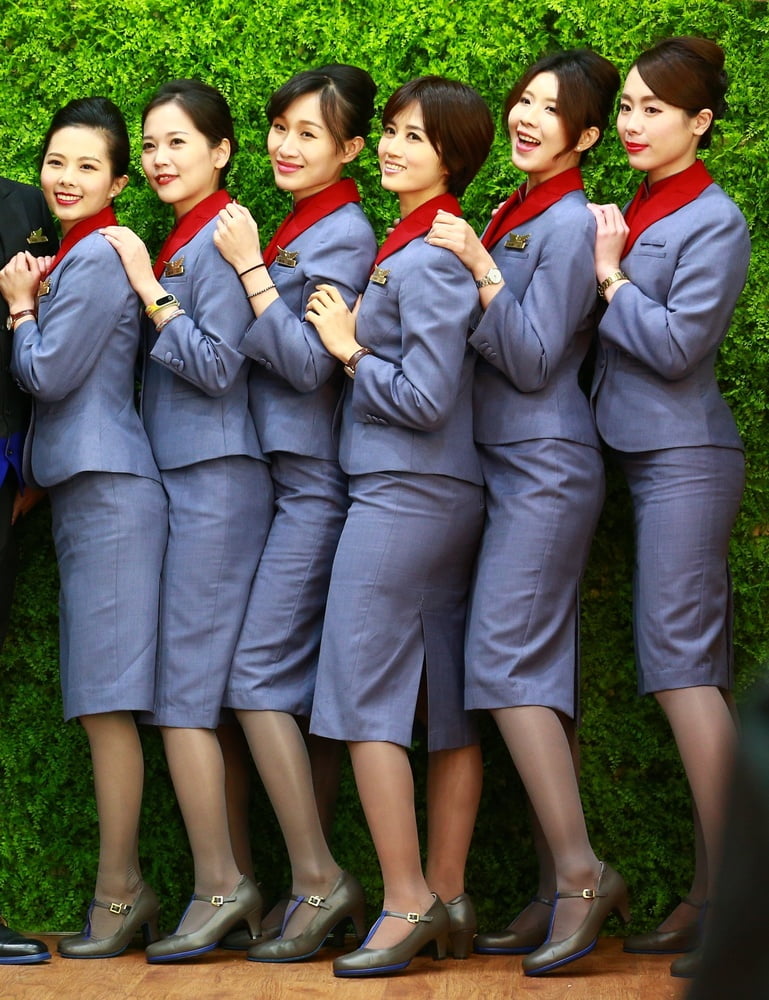 Flight Attendants in Pantyhose - #005 Air China Girls #94077434