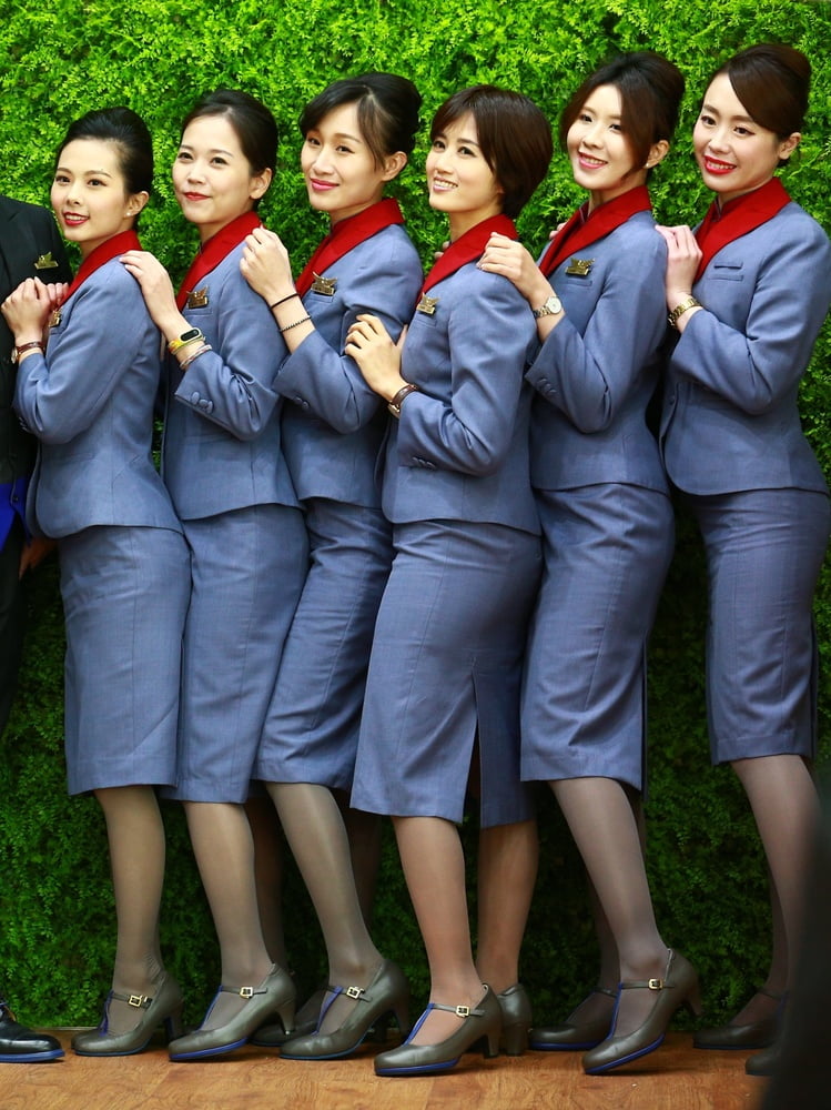 Flight Attendants in Pantyhose - #005 Air China Girls #94077436