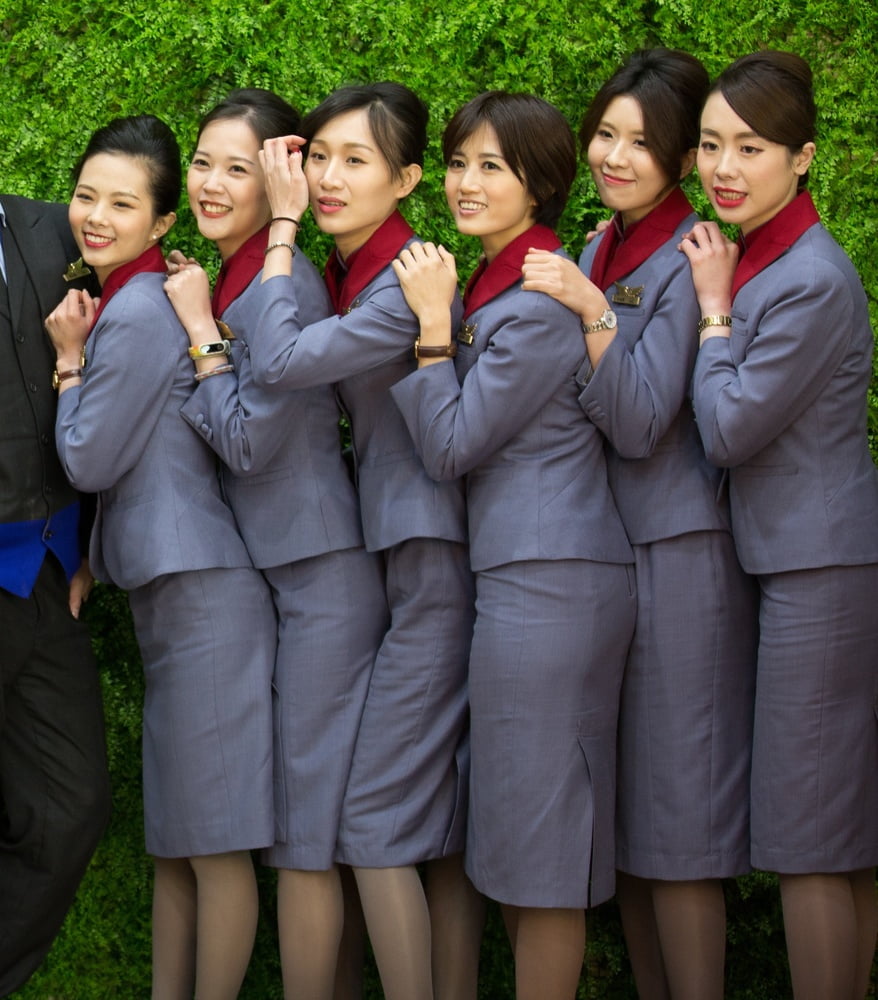 Flugbegleiterinnen in Strumpfhosen - #005 air china girls
 #94077438