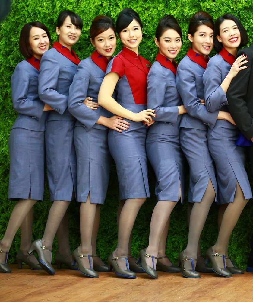 Flight Attendants in Pantyhose - #005 Air China Girls #94077442