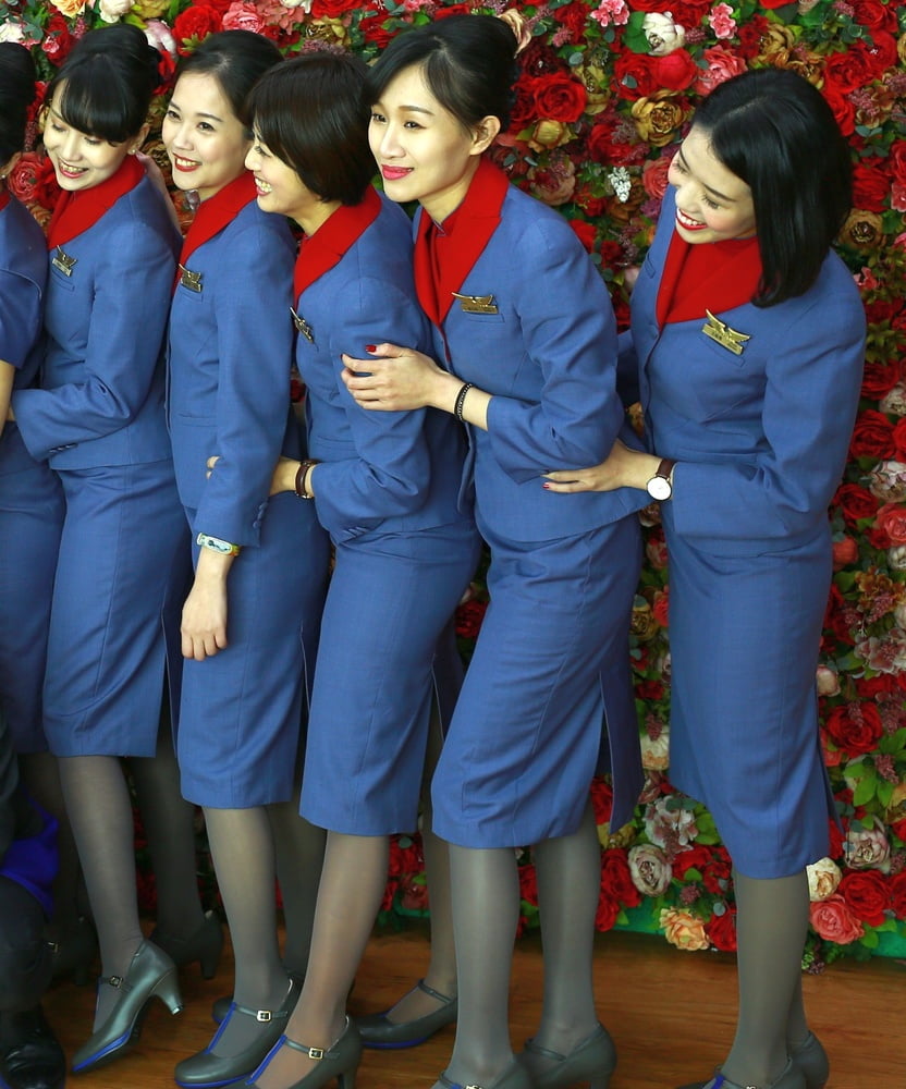 Flugbegleiterinnen in Strumpfhosen - #005 air china girls
 #94077460