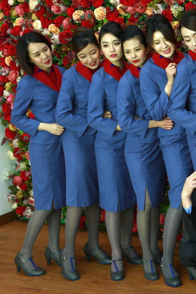 Flugbegleiterinnen in Strumpfhosen - #005 air china girls
 #94077466