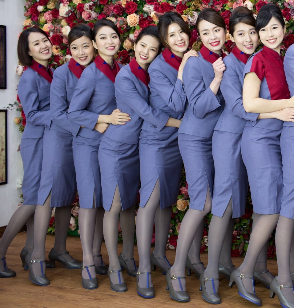 Flight Attendants in Pantyhose - #005 Air China Girls #94077468