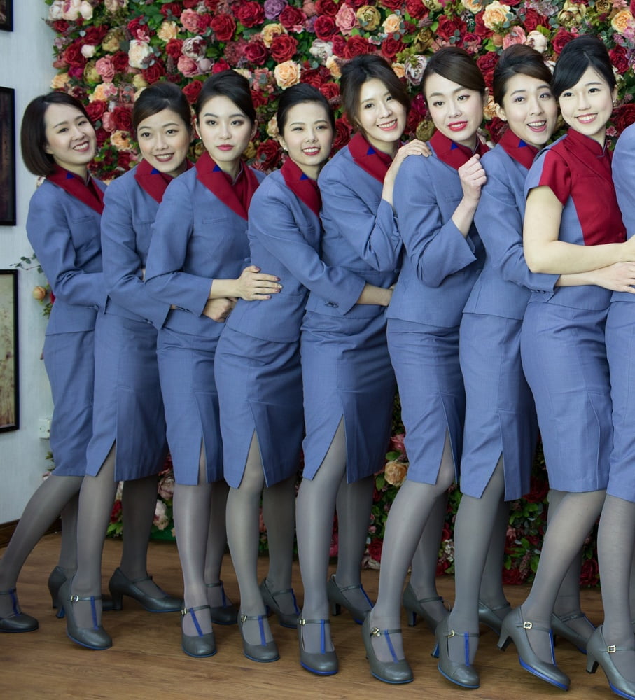 Flight Attendants in Pantyhose - #005 Air China Girls #94077469