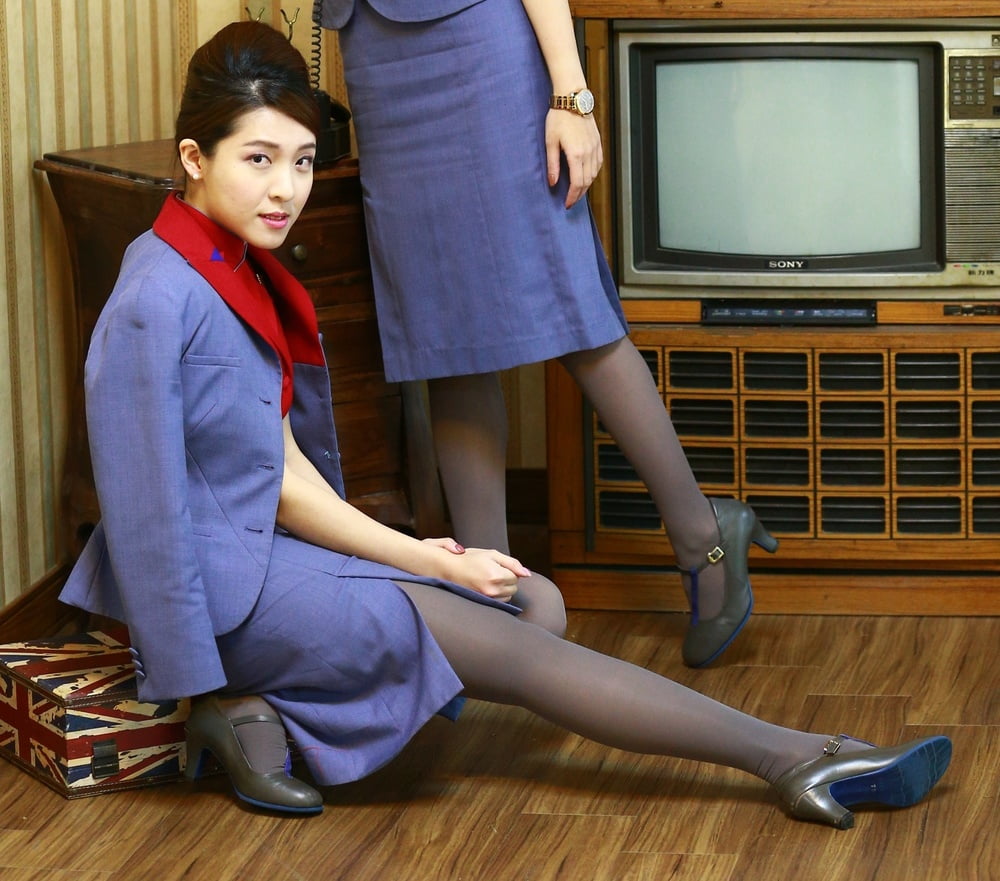 Flight Attendants in Pantyhose - #005 Air China Girls #94077471