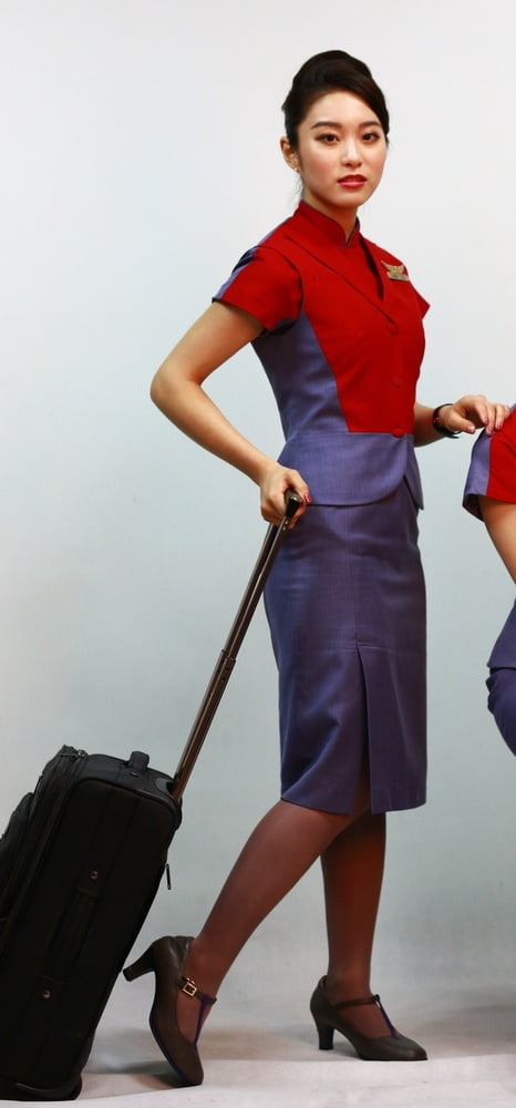 Flight Attendants in Pantyhose - #005 Air China Girls #94077485