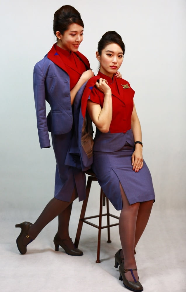 Flight Attendants in Pantyhose - #005 Air China Girls #94077491