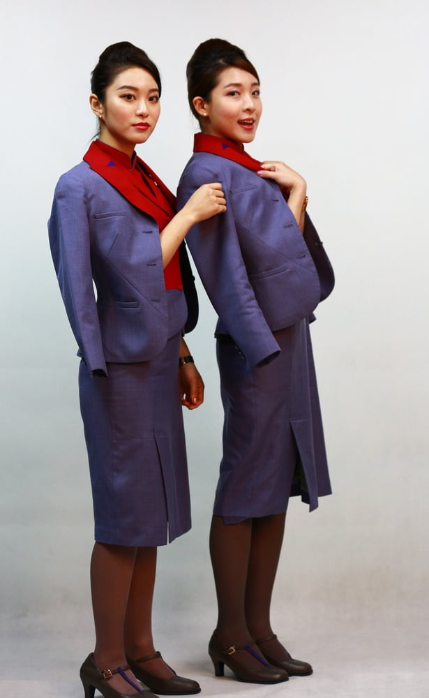 Flight Attendants in Pantyhose - #005 Air China Girls #94077493