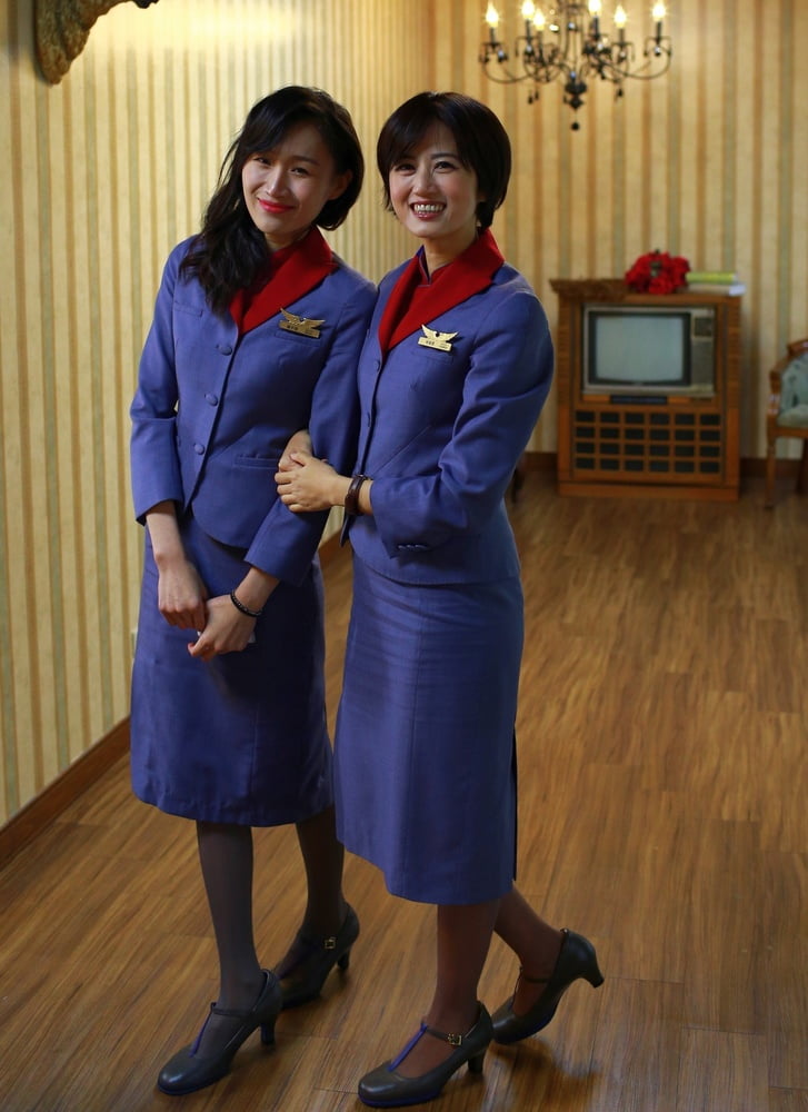 Flugbegleiterinnen in Strumpfhosen - #005 air china girls
 #94077495