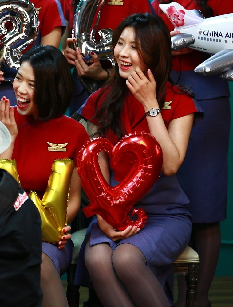 Flight Attendants in Pantyhose - #005 Air China Girls #94077497