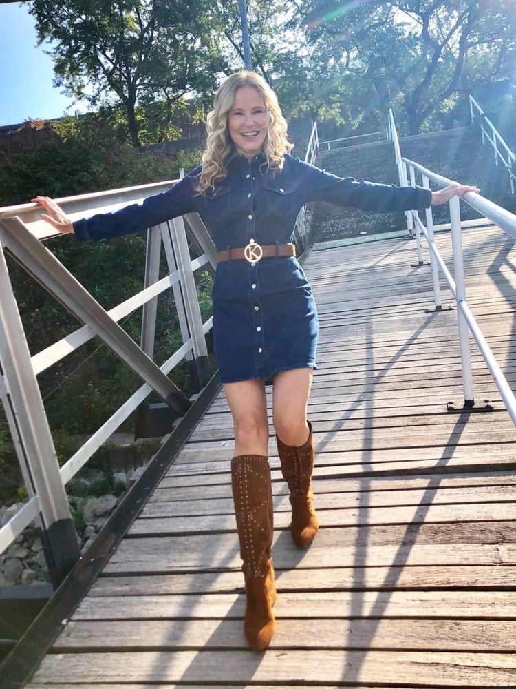 Female Celebrity Boots &amp; Leather - Katja Burkard #100844552