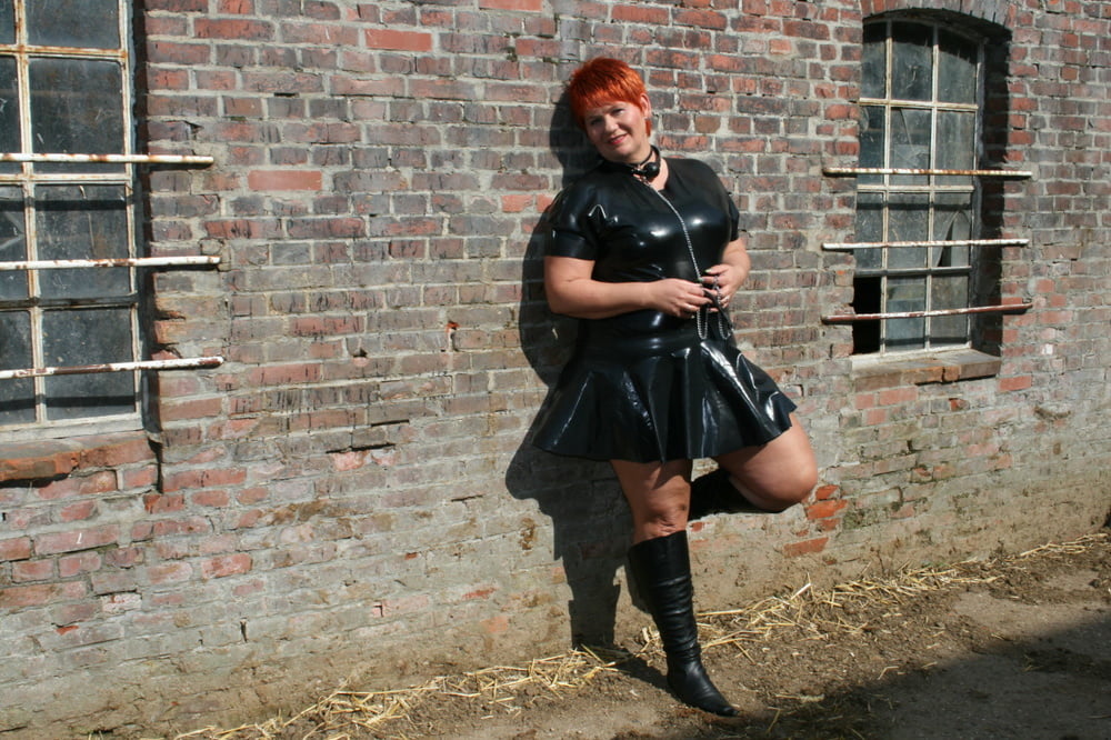 In latex at the cattle gate #106612833