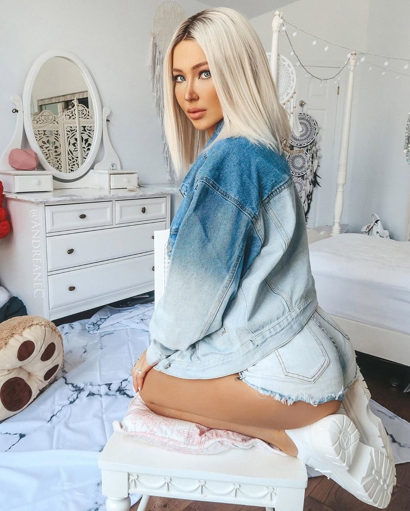 Andreane sexy blonde bimbo instagram lingerie slut #88307900