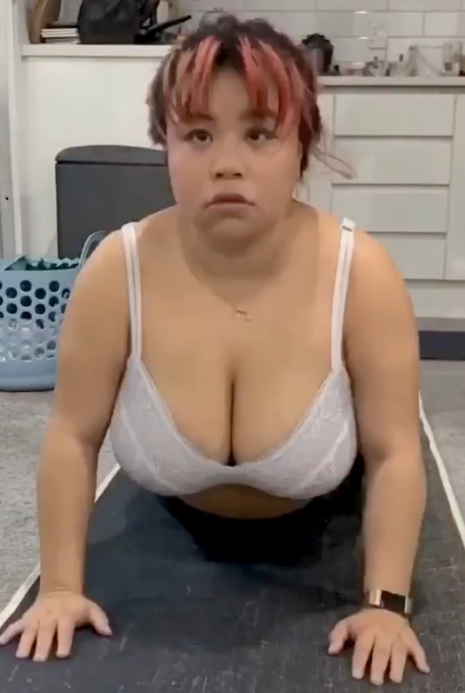 fucking big tits asian bbw Amanda doing yoga #95795730
