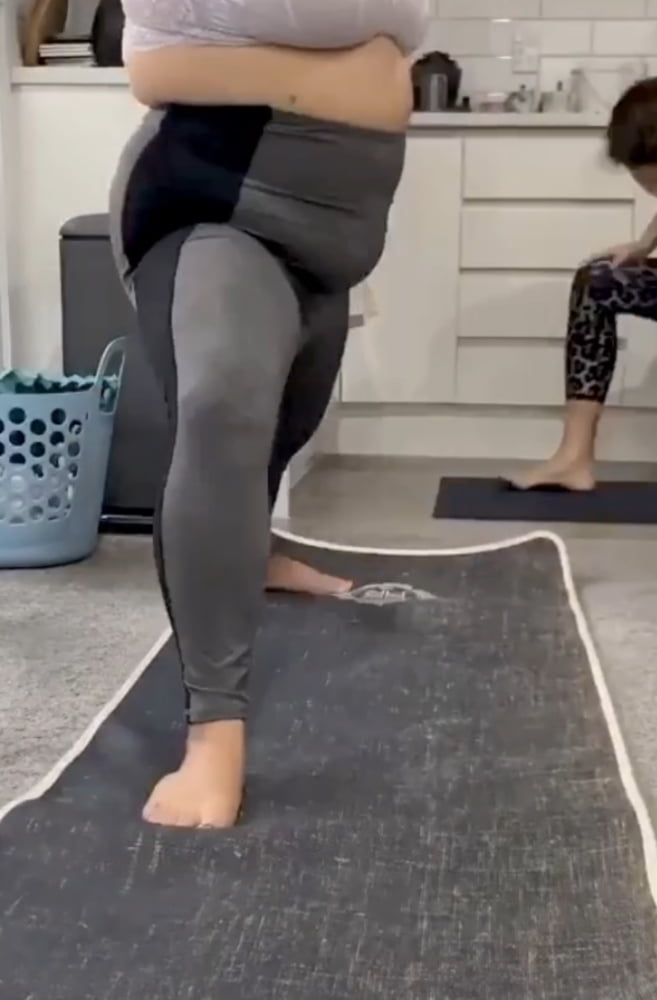 fucking big tits asian bbw Amanda doing yoga #95795762