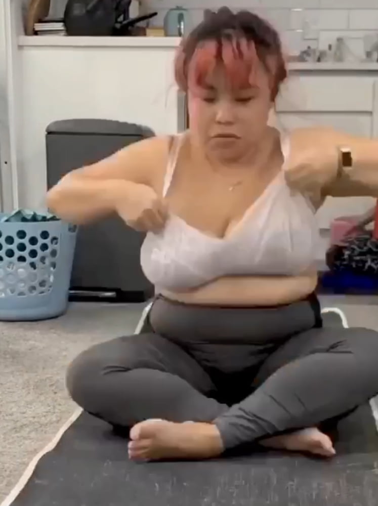 fucking big tits asian bbw Amanda doing yoga #95795767