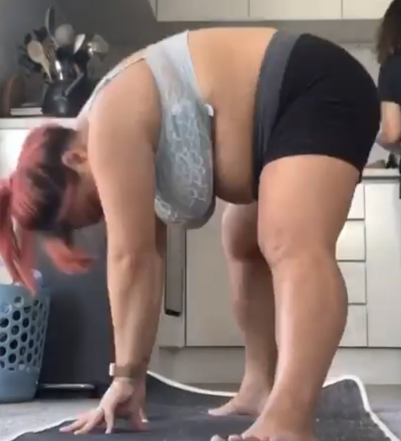 fucking big tits asian bbw Amanda doing yoga #95795782