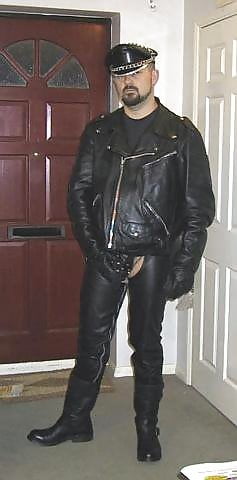 Black Leather Jackets #100654137